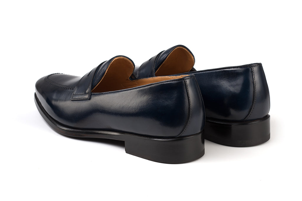 AVIMA LEATHER LOAFER PICASSO - BLUE