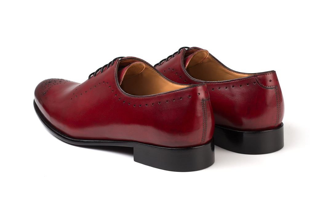 AVIMA LEATHER SHOES DANTE - RED BLADE