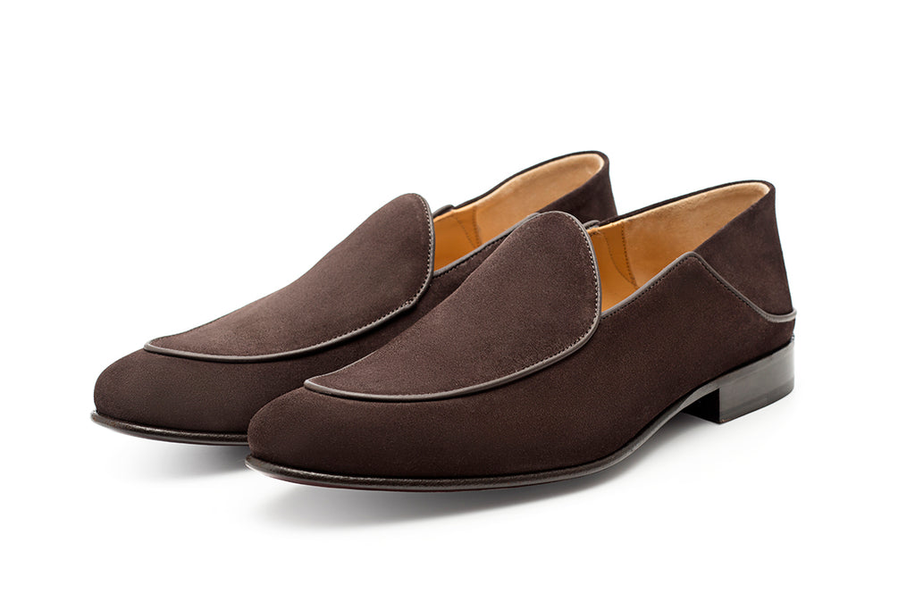 AVIMA LEATHER SHOES WILLIAM - Brown Suede